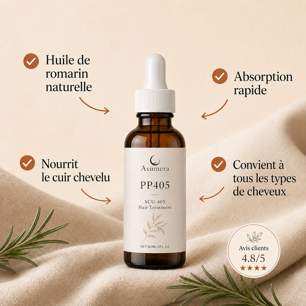 Sérum au romarin Melgavo