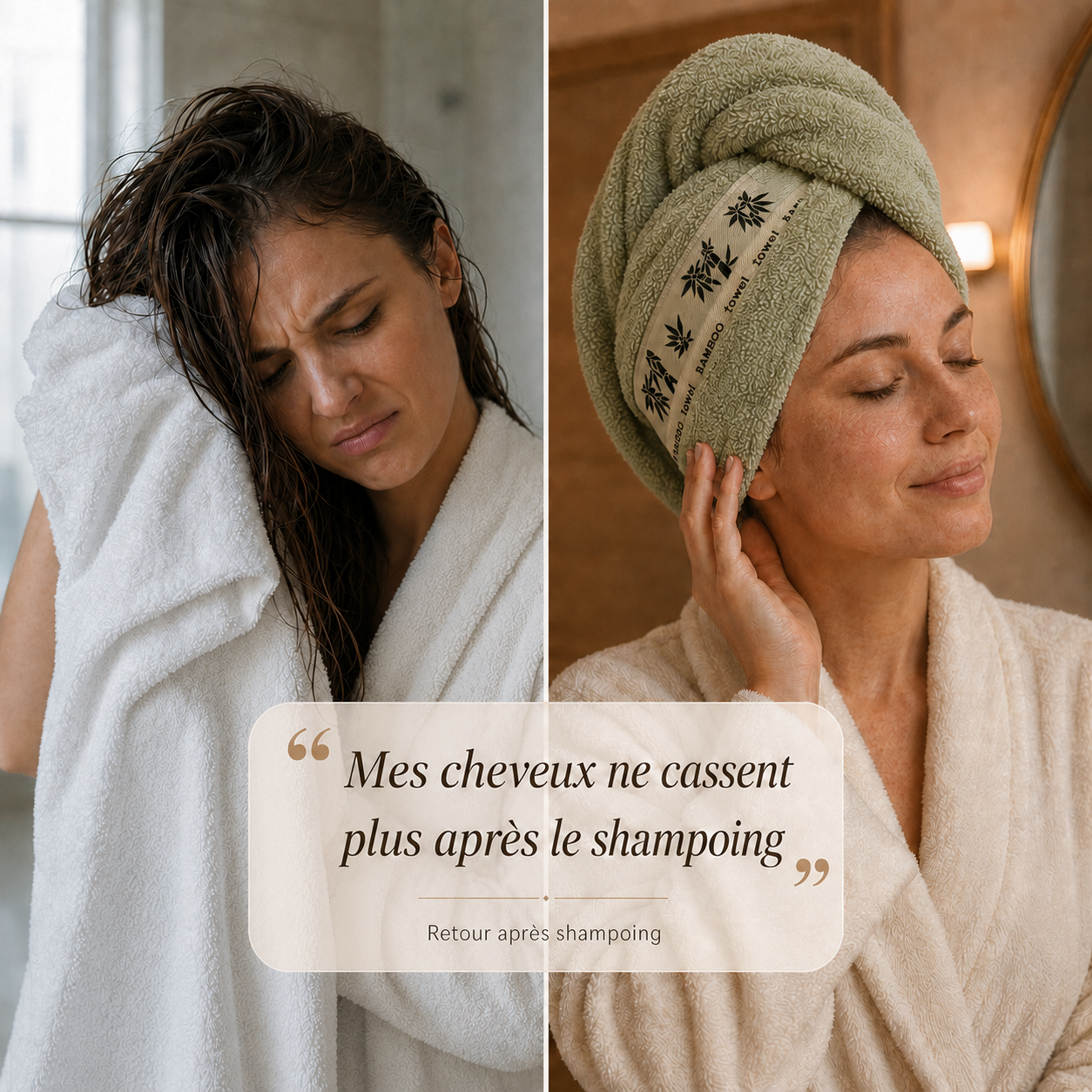 Serviette microfibre bambou Melgavo