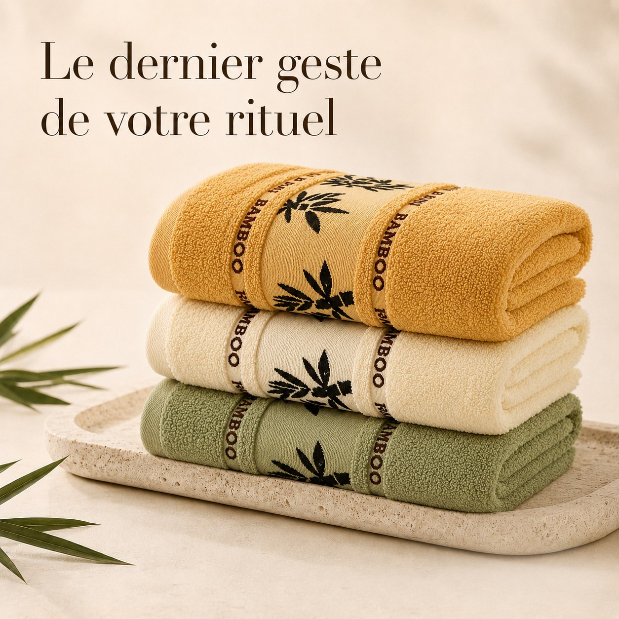 Serviette microfibre bambou Melgavo
