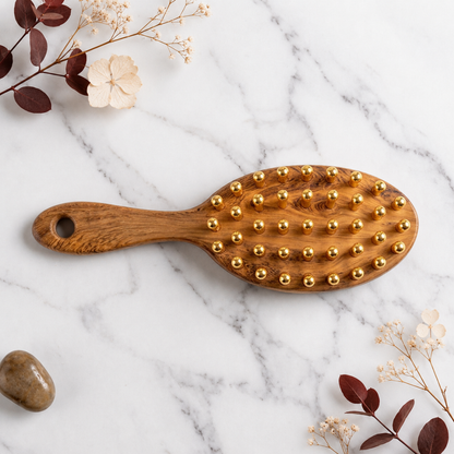 Brosse pour cuir chevelu Gua Sha Melgavo
