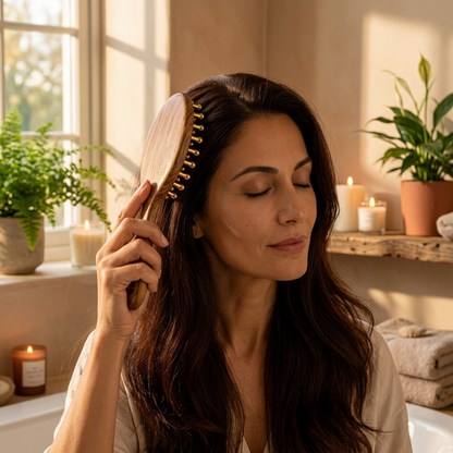 Brosse pour cuir chevelu Gua Sha Melgavo