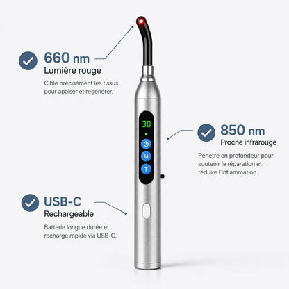 LumaCore — Stylo Lumière Rouge